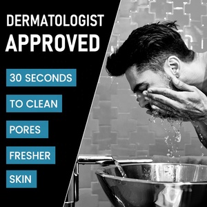 Logo personnalisé Ekber nettoyage en profondeur, Anti-acné, vieillissement activé bambou, charbon de bois <span class=keywords><strong>Bichotan</strong></span>, lavage du visage pour hommes - Product Image 2