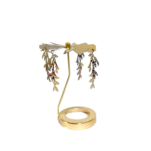 Candelabro Giratorio de Metal Hecho a Mano con Diseño de Hada, Decoración para el Hogar, Velas Aromáticas Navideñas, Múltiples Diseños - Product Image 1