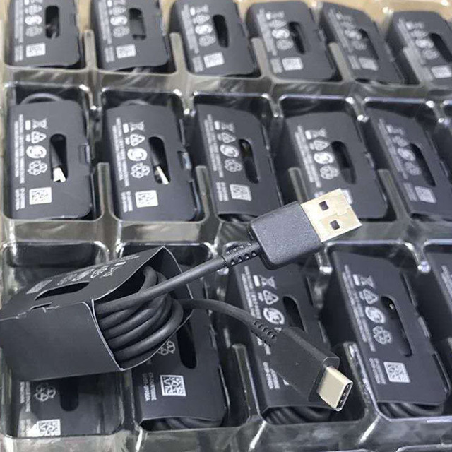Original Quality Fast Charging Type c USB c Type-c Data Sync Cord Fast Charger Cable for Samsung Note 7 10 20 S10 S9 S21 Android