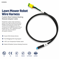 Robot Cortacésped Konnra, Electrodoméstico, IP67 Impermeable, Cableado con Núcleo de Cobre, Cámara Trasera, Adaptador de Calefacción, Cable -40°C