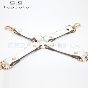 Jouets sexuels SM, bondage, menottes, colliers de masturbation, accessoires BDSM en cuir, outils de flirt pour couples - Product Image 5