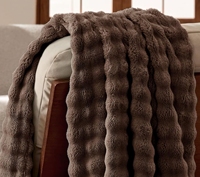 Premium Bubble Flanell-Fleece-Decke in Twin-Größe, superweiche, warme Plüschdecke für King-Size-Betten, Winterdecke