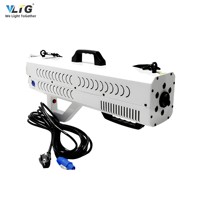 Machine à brouillard portable 1500W, souffleur de brouillard professionnel pour scène, lumière RGB pour discothèque, bar, DJ, fête, théâtre, effets spéciaux