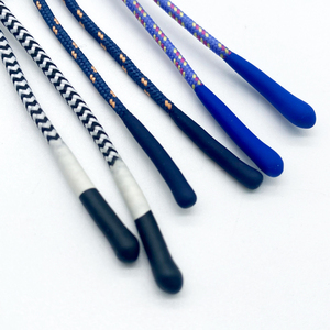 Customized Factory Polyester Hoodie Drawstring Rope Silicone Dipped Ends <b>Cord</b> Sweatpants Shoelaces Coated Technique Various - Product Image 4