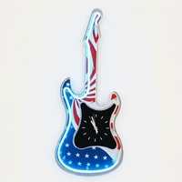 Jam Dinding Neon Kustom Jam Gitar Neon
