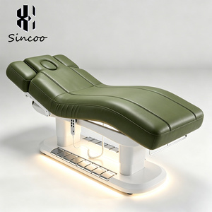 Cama de Lujo de Acero Inoxidable para Pestañas, Terapia, Spa, Cuidado de la Salud y Belleza, con 4 Motores Eléctricos para Pestañas, Cuidado Facial y Masajes - Product Image 6