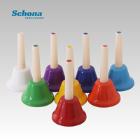 Octave Hand Bell Chime Metal Orff Percussion Toy Kindergarten Early Education Musical Teaching Aid for Music Class