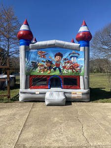 Große graue springende Hüpfburg verwendet Commercial Grade Infla table Bounce House für Kinder und Erwachsene mit Gebläse - Product Image 3