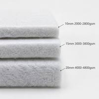 Feutre de découpe haute performance, largeur max. 2,5 m, fibres 6D 7D, 10-30 mm, pour la découpe de matériaux de batteries au lithium