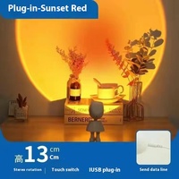 Lampe Cosmonaute à Tête Rotative 360°, 7 Couleurs, Lampe Coucher de Soleil, Lampe Astronaute, Projecteur Lumineux pour Chambre à Coucher, Décoration Intérieure