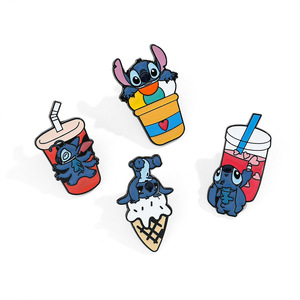 Broche <span class=keywords><strong>de</strong></span> bebida <span class=keywords><strong>de</strong></span> dibujos animados, alfileres <span class=keywords><strong>de</strong></span> esmalte <span class=keywords><strong>de</strong></span> té <span class=keywords><strong>de</strong></span> burbujas para sombrero, ropa, mochilas, insignia divertida <span class=keywords><strong>de</strong></span> <span class=keywords><strong>LILO</strong></span> <span class=keywords><strong>y</strong></span> puntada - Product Image 1