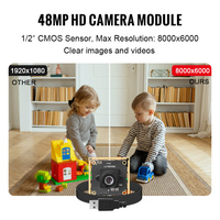 48MP Imx586 8K Ultra HD USB Module de caméra 8mm 45 degrés sans distorsion 8000x6000 UVC 1/2 CMOS Reconnaissance de fichier d'image