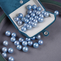 Perles naturelles en gros Edison 10-11mm 14-15mm couleur aigue-marine grandes perles rondes d'eau douce en vrac