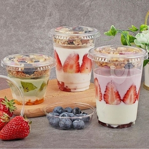Großhandel Transparente Einwandige PET-Kunststoff Schnapsgläser & Becher mit Deckeln und Jello-Shot-Becher - Product Image 5