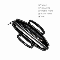 Sac d'ordinateur en cuir véritable motif croco, sac pour homme, sac à main en cuir décontracté pour affaires, sac à dos bandoulière, porte-documents