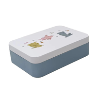 Boîte en métal carrée personnalisée pour chocolat, boîte à thé, boîte cadeau, emballage avec couvercle