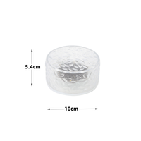 Lampe solaire extérieure ronde en forme de bloc de glace, étanche, pour la décoration de jardin, de terrasse, de pelouse, de patio, de chemin et de passerelle