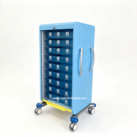 Chariot de rangement modulaire pour médicaments, système de stockage hospitalier, armoire à pharmacie sur roulettes, chariot médical