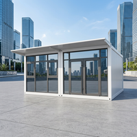 Maison conteneur préfabriquée détachable de 20 pieds pour atelier, camping, maison mobile, bureau pliable, maison rapide – Prix usine