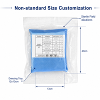 Kit de soins des plaies stérile jetable certifié CE personnalisé, ensemble de pansements chirurgicaux de base, matériaux de suture adhésifs EO