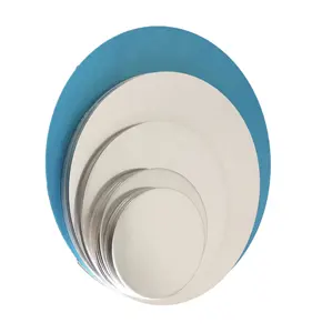 Дисковая/круглая тарелка скороварка хорошая производительность алюминий для комплектов посуды и алюминиевый 50 мм сплав круглая пластина ПВХ Fiml