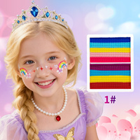 Peinture pour le visage non toxique et inoffensive pour enfants, pour les fêtes d'enfants et l'usage quotidien, Halloween, anniversaires, festivals et événements, peinture pour le visage et le corps