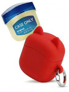 Funda de silicona YDS con diseño de gato para terapia labial, llavero portátil para mochila, llaves de coche, funda antipérdida de fácil agarre, clip para bolso - Product Image 2