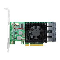 PCIe 3,0x8 a 4 puertos Adaptador de interruptor NVMe PLX PEX8747