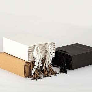 Sacs en papier kraft réutilisables, grands, robustes et durables, avec logo personnalisé imprimé, pour l'emballage de vêtements en gros, KM - Product Image 3