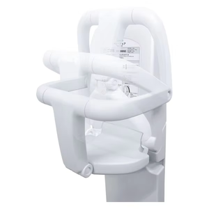 Siège pliant mural en plastique confortable pour bébé, installable dans les toilettes publiques - Product Image 5