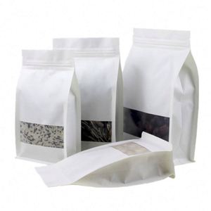 Sacs d'emballage alimentaire en plastique personnalisés avec logo, refermables, pour snacks, 14x24cm, vente en gros, pack promotionnel - Product Image 3