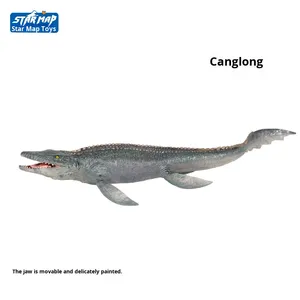 Jurassic solido Mosasaurus PVC versione giocattolo ombra subacquea dinosauro modello ornamenti stesso stile dei personaggi congelati - Product Image 3