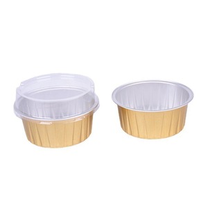 Blister de papel de aluminio de 125ml, contenedor desechable para mascotas, revestimientos y tapas para cupcakes para hornear magdalenas, magdalenas, <span class=keywords><strong>Mini</strong></span> pasteles, tazas de postre - Product Image 6