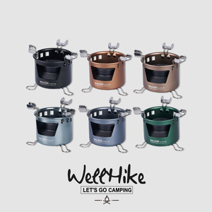WELLHIKE Tragbarer Mini-Alkoholofen für Outdoor - Picknick-Grill und Wassererhitzer - Product Image 2