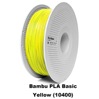 Filamen Bambu Lab PLA Basic - Kuning (10400) 1.75mm 1kg Kompatibel RFID AMS untuk Kebanyakan Printer 3D FDM