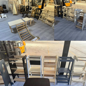 Perfetto sgabello da cucina in legno per bambini in piedi torre per bambini Tower Tower per bambini che imparano la torre per bambini piccoli che fanno un passo avanti - Product Image 5