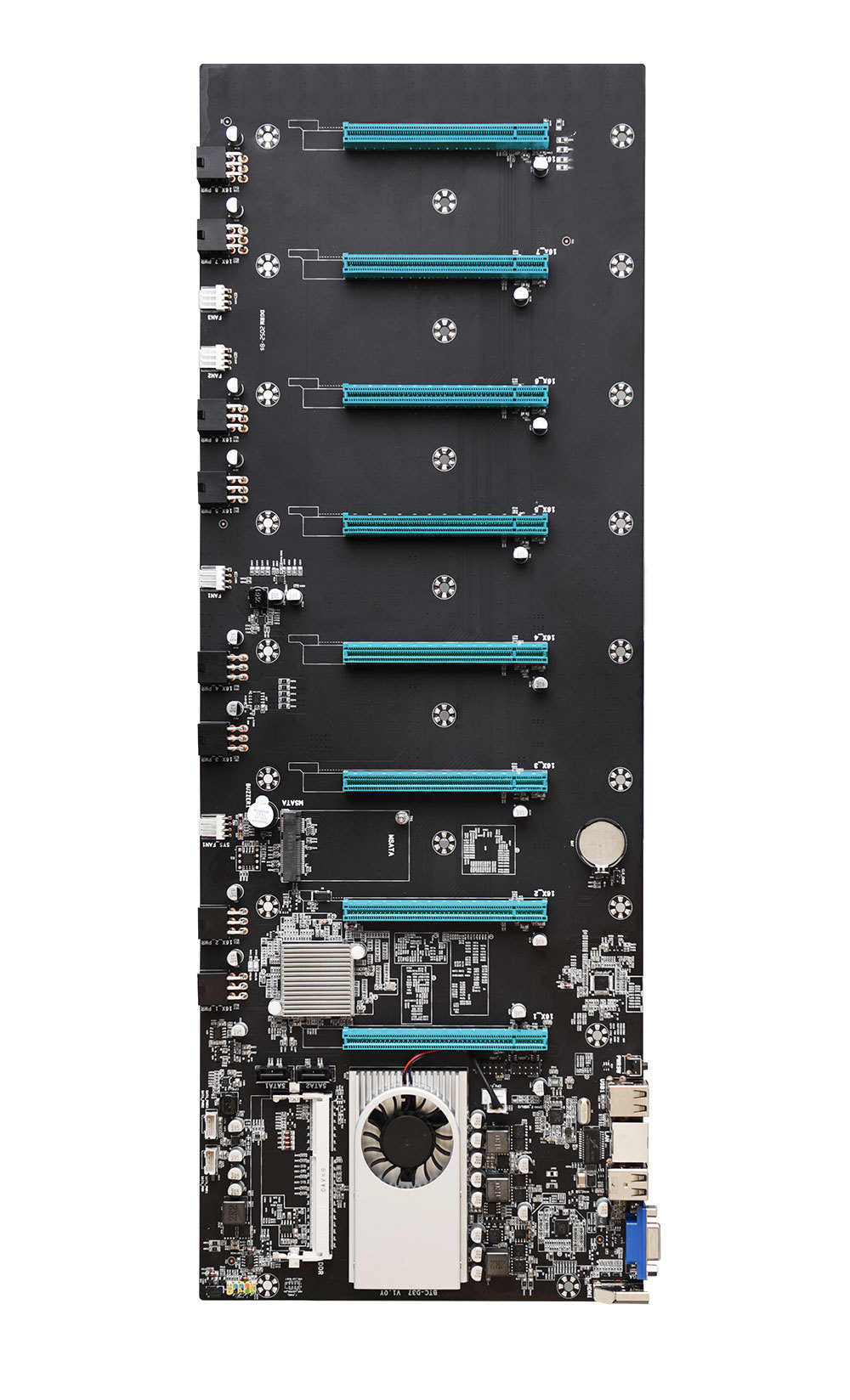 マザーボード BTC-S37 Mining Rig Case 7 GPU Miner Rig BTC-S37