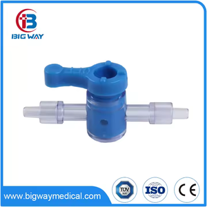 วาล์วหยุดสองทางแบบล็อคแบบลูเออร์สำหรับใช้ในโรงพยาบาลและคลินิก พร้อมข้อต่อแบบล็อคแบบลูเออร์แบบหมุนได้ - Product Image 3