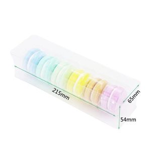 Tùy chỉnh 8 khoang Macaron hộp với nhựa chèn khay rõ ràng Macaron hộp nhựa cho pháp Macaron - Product Image 6