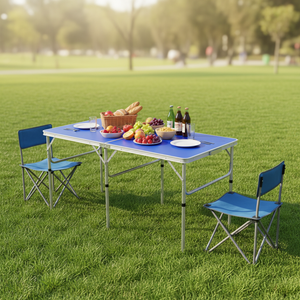 Mesa de Picnic Plegable Moderna y Ligera Tipo Caja, Ideal para Exteriores, Mesa de <span class=keywords><strong>Ping</strong></span> Pong para Patio, Gran Venta - Product Image 2