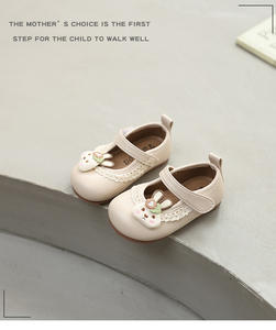 أحذية كاحل أنيقة للفتيات بتصميم كرتوني لطيف مع فيونكة، أحذية أطفال جديدة للمشي لربيع وخريف <span class=keywords><strong>2026</strong></span> مصنوعة من البولي يوريثين - Product Image 6