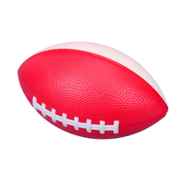 Logo personnalisé en mousse PU couleur impression spirale Football Rugby soulagement du Stress balle d'exercice de la main lente montée jouets à presser pour les enfants