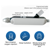 Pistolet pulvérisateur d'oxygène portable Nano pour l'hydratation du visage, injecteur d'eau, stylo jet peel pour le rajeunissement de la peau