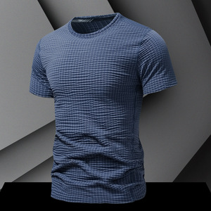 Nuova t-shirt a manica corta ad asciugatura rapida per il Fitness <span class=keywords><strong>abbigliamento</strong></span> sportivo top <span class=keywords><strong>stile</strong></span> <span class=keywords><strong>uomo</strong></span> manica corta - Product Image 2