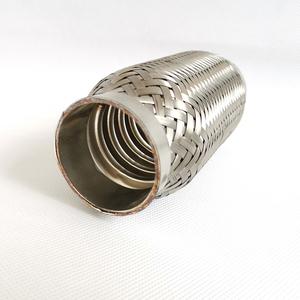 Vente Chaude en Gros Tuyau d'<span class=keywords><strong>Échappement</strong></span> Flexible Universel pour Camion en Acier Inoxydable de 2 Pouces avec <span class=keywords><strong>Tresse</strong></span> Intérieure Ondulée - Product Image 4