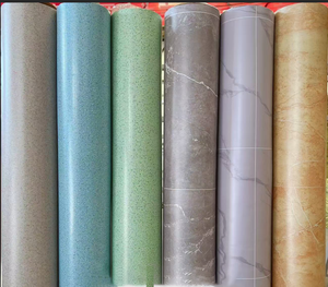 Hot bán hạt gỗ cảm thấy trở lại PVC Vinyl <span class=keywords><strong>linoleum</strong></span> sàn cuộn không đồng nhất tấm Vinyl sàn - Product Image 3