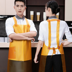 Dầu-Chịu Mài Mòn Dày Dệt Tạp Dề Axit Kháng Kiềm Cho Nhà Máy Thực Phẩm Nhà Bếp Butchery Thủy Nhà Hàng Thanh Đồng Phục - Product Image 4