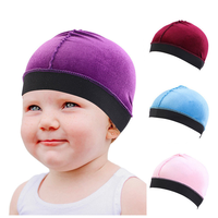 Durag Soyeux Pour Enfants 3-8 Ans - Bonnet Ondulé Unisexe, Longue Queue, Plusieurs Couleurs, 100% Polyester