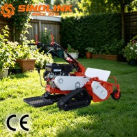 Nouvelle condition de tondeuse à fléaux de jardin agricole à main de type piste pour les zones infestées de mauvaises herbes avec composants de moteur à noyau