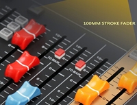 Mélangeur analogique professionnel OEM à double DSP, 16 canaux, TFB16, Bluetooth, affichage LED de niveau indépendant, Mp3, métal
